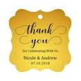 thumbnail image 1 of Darling Souvenir Custom Names Thank You For Celebrating With Us Wedding Hang Tags Personalized Party Tags-Baby Pink-100 Tags, 1 of 1