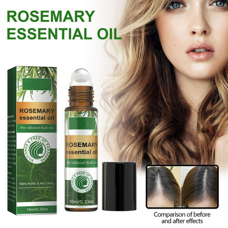 2Pcs Rosemary Hair Strengthening Oil for Hair Loss Regrowth Treatment, Pure  Organic Rosemary Essential Oils for Men and Women 