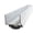 White, variant on Randall Manufacturing Weather Stripping for Doors, Adjustable Door Bottom Cover Gap, Vinyl and Aluminum, Brown,
