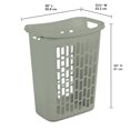 thumbnail image 3 of Sterilite Rectangular Open Hamper- Green, 3 of 3
