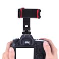 thumbnail image 4 of Camera Hot Shoe Phone Tripod Mount Adapter 360 Rotation Phone Holder Clip, 4 of 8