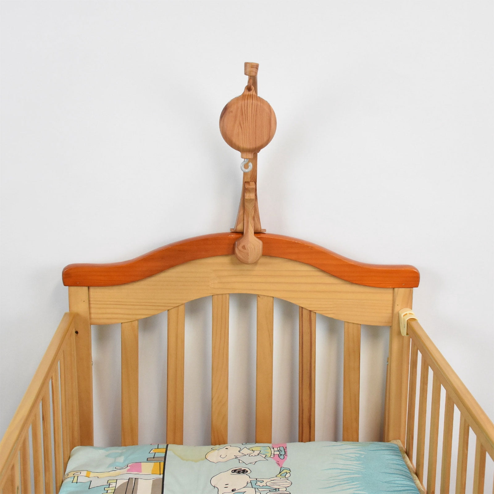Baby Crib Mobile Music Toy with Arm Rotating Hook Crib Mobile Motor Nursery Toy for Babies Ages 0 and Older