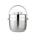 thumbnail image 1 of 1.5LStainless Steel Food Bento Box 12 Hours Vacuum Lunch Box Keep Warm 2 Layer Lunch Box Soup Jar Insulated Box -Silver, 1 of 8