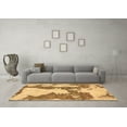 thumbnail image 3 of Ahgly Company Indoor Rectangle Abstract Brown Modern Area Rugs, 2' x 5', 3 of 4