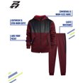 thumbnail image 2 of Pro Athlete Boys Tracksuit Set - 2 Piece Soft Fleece Zip Up Hoodie and Jogger Sweatpants For Boys, 2 of 7