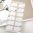 thumbnail image 5 of 124Pcs Package Stationery Label White Label Write Name Sticker Blank Sticker Label Child Stationery Sticker, 5 of 5