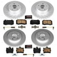 thumbnail image 2 of PowerStop Front and Rear Geomet Coated Brake Rotor and Pad Kit Fits: MERCEDES-BENZ Select Models CRK6746, 2 of 5