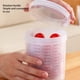 thumbnail image 4 of Bewildely Contenedor de almacenamiento Caja de frutas Caja de cocina Contenedor de alimentos Gran diseño de tapa de sellado Sin fugas Accesorios Almacenamiento y organización del hogar, 4 of 6