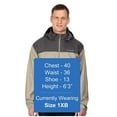 thumbnail image 3 of Columbia Mens Glennaker Lake Rain Jacket Tusk/Grill 2X Tall, 3 of 6