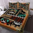 thumbnail image 2 of Flagwix 3 Pieces Twin Size Quilt Sets, Wolf Quilt Bedding Set BNN545QS, Bedspread Coverlets with 2 Pillow Shams for Bedroom, Home Decor - 60" x 70", 2 of 4
