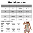 thumbnail image 3 of KLHDSF Dresses For Women Fashion Floral Printed Sleeveless Vacation V-Neck Summer Dress Blue L, 3 of 4