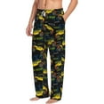 thumbnail image 2 of Sigee Monster Truck1 Print Men's Pajama Pants - Soft Lounge Sleep Bottoms with Elastic Waistband and Pockets-XX-Large, 2 of 9