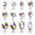 thumbnail image 2 of 40 piezas de cristales de fantasía para decoración de uñas, piedras acrílicas con parte trasera plana, gemas para decoración de uñas 3D., 2 of 7