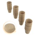 thumbnail image 4 of 50/100Pack Biodegradable Pots Plant Starter Starting Tray Round, 4 of 5