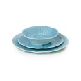 thumbnail image 3 of Gibson Home Indigo Frost 12 Piece Melamine Dinnerware Set, Metallic Blue, 3 of 6