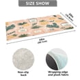 thumbnail image 3 of Tropical Fragrance Print 39x20" Bath Mat Carpet, Absorbent and Non-Slip for Kitchen or Bathroom, Quick-Drying, 3 of 8
