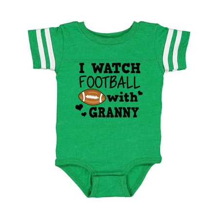 

Inktastic I Watch Football with My Granny Gift Baby Boy Bodysuit