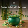 thumbnail image 5 of Union Products St. Patrick's Day Cauldron, 8" Treat Holder Container, Kelly Green, 5 of 10