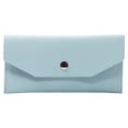thumbnail image 4 of Minnieouse Cartera de cuero PU para mujer, Color sólido, botón a presión Rectangular, exquisito estilo Simple, monedero para mujer, regalo de Type2 NO2, 4 of 6