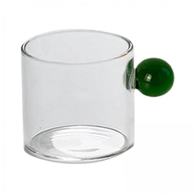 tazas de leche pequeñas,Taza de leche pequeña para el hogar,taza de vidrio de una sola capa,linda taza de jugo taza de espresso taza creativa fiesta,Mini tazas de café taza asa redonda sala