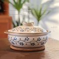 thumbnail image 2 of Coarse Pottery Pot Household Soup Stew Cooking Porridge Pot Ceramic Soup Pot Rice High Temperature Resistant Casserole, 2L/3.5L, 2 of 7