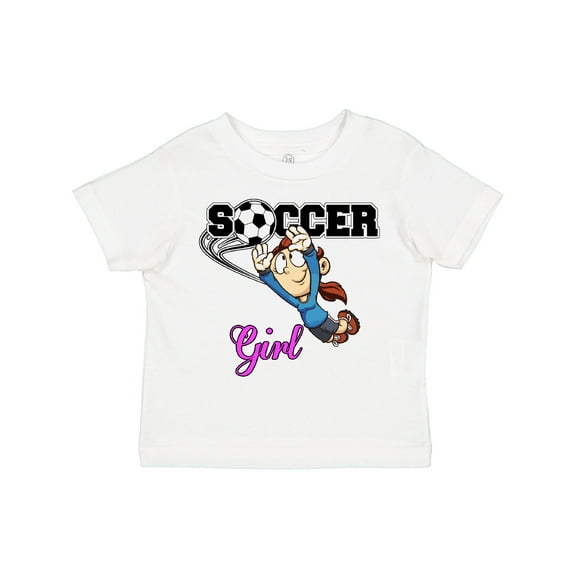 Inktastic Soccer Girl Goalie Girls Toddler T-Shirt