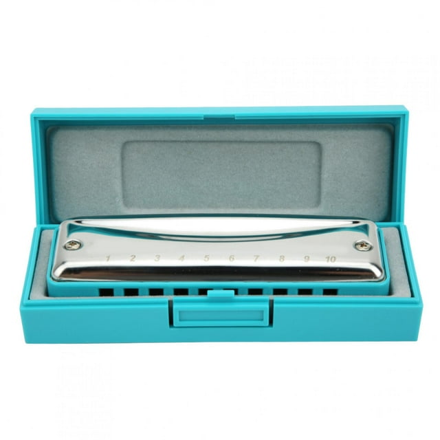 Qiilu Harmonica, D Key Harmonica, Durable Abs Resin Material For Beginners Musical