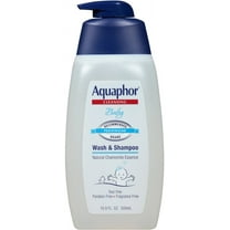 Aquaphor Baby Wash & Shampoo 16.9 oz (Pack of 2)