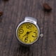 thumbnail image 5 of EeaseMX Reloj de pulsera unisex de acero inoxidable elástico y creativo, de cuarzo, para hombre, mujer y pareja (amarillo), 5 of 7