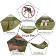 thumbnail image 5 of Sirius Survival Camping Hammock With Mosquito Net - Lightweight & Portable Parachute Hammock - Pink, 5 of 7