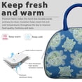 thumbnail image 3 of Insulated Lunch Bag Women, Reusable Turtles Peninsula Pattern Tote Lunch Box, Leakproof Cooler Lunch Bags for Work Office Travel Picnic, 3 of 4