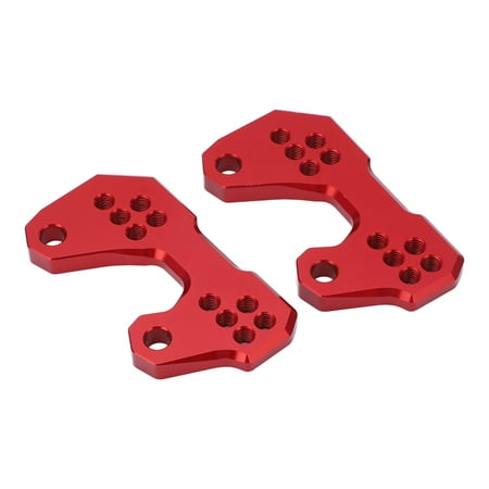 

Foot Pegs Mounting Base Foot Pedal Mount Bracket T6061 Aluminum Alloy High Strength For Modification Red