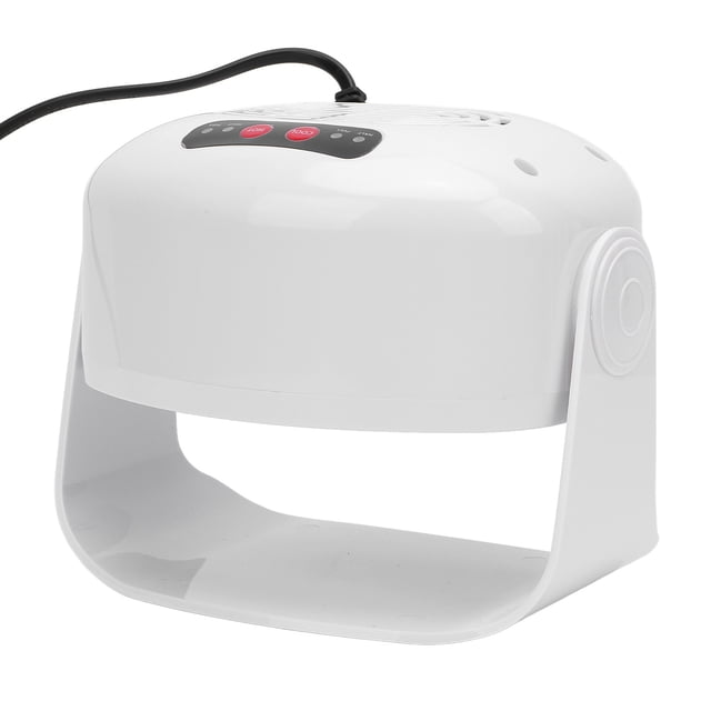Air Nail Fan Dryer with Automatic Sensor, Warm and Cool Wind Nail Polish Dryer Fan for Regular Polish, Forward and Reverse Rotation Nail Drying Fan for Home Salon Use