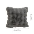 thumbnail image 3 of 17.7x17.7 Inch Gray Summer Throw Pillow Cover | 45x45cm Polyester Decorative Cushion for Couch, Sofa, Living Room & Bedroom | Indoor & Outdoor Home Decor Pillow Case, 3 of 6