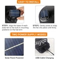 thumbnail image 4 of Solar Fan Hat, Wide Brim UPF 50+ Sun Hat, Solar & Usb Charging for Fishing Hiking Outdoor Activities, 4 of 8