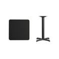 thumbnail image 3 of Flash Furniture 24'' Square Black Laminate Table Top with 22'' x 22'' Table Height Base, 3 of 3