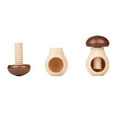 thumbnail image 3 of Wooden Mushroom-Shaped Nutcracker for Walnuts, Handheld Screw Press Tool, Includes 1 Clip, 3 of 8