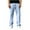 #Sky Blue, variant on DPTALR Men's Vintage Solid Color Outdoor Casual Pocket Denim Jeans Pants,Black,XXL