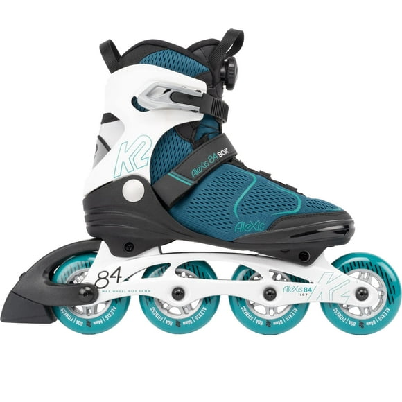 K2 Skate Alexis 84 Boa, 10, Blanc Sarcelle