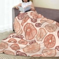 thumbnail image 6 of Honeii Mushrooms2 Print Fleece Blanket - Throw Blanket for Bed, Sofa, Couch, Camping, and Travel , Microplush Ultra Soft Warm Blanket-50"x40", 6 of 7