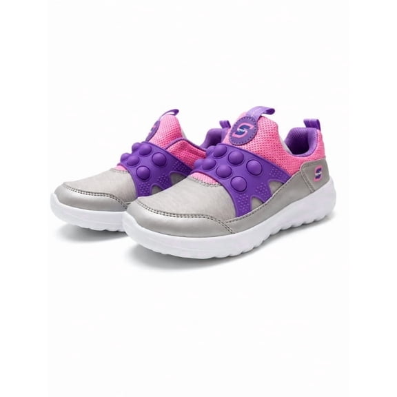 Little Girls' Shoes Sport Pops Slip-On, Closed Toe Pink and Purple, Size 13
