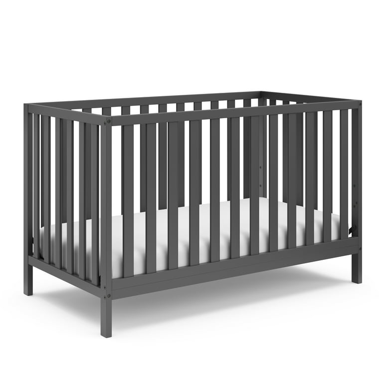 Storkcraft Sunset 4 in 1 Convertible Baby Crib, Gray - Walmart.com
