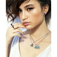 thumbnail image 3 of KATGI Fashion Austrian Crystal Lucky Four Leaf Clover Pendant Necklace, 3 of 5