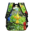 thumbnail image 4 of Lsque Pikmin Pattern Casual Backpack for School, Work, Travel – Adjustable Straps, Multiple Compartments – Ergonomic Design, Fits Laptops and Tablets, 4 of 7