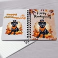 thumbnail image 4 of Happy Thanksgiving Great Dane Welcome Thankful Fall Autumn Pumpkin Spiral Bound Journal Danes Dog Lover Gifts 5x7in Spiral Notebook - 02021, 4 of 5