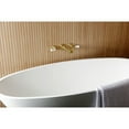 thumbnail image 2 of Kingston Brass KS5027PL  Two-Handle Wall Mount Roman Tub Faucet, Brushed Brass, 2 of 7