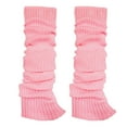 thumbnail image 1 of 2pack/lot Retro leg Texture Warmth Trend Fashinable 2pieces Multicolor Concert And leg For Occasions - Multicolor Soft Skin-friendly Pink, 1 of 6