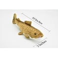 thumbnail image 2 of Brown Trout, Fish, Realistic, Very Nice Plush Animal 10" F2403 BB60, 2 of 5