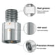 thumbnail image 4 of Uxcell 2 piezas adaptador de pulidora de 5/8"-11 hembra a 14"-11 macho, herramienta de conversión para conexión de accesorio de amoladora angular, 4 of 6