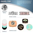 thumbnail image 5 of PinMart Motivational Enamel Lapel Pin – Be Kind Brooch Pin – Nickel Plated Pin for Clothing, Bags and Lanyards – Supports Kindness and Positive Mental Health- Nickel Plated Enamel, Single or Bulk Pack, 5 of 5